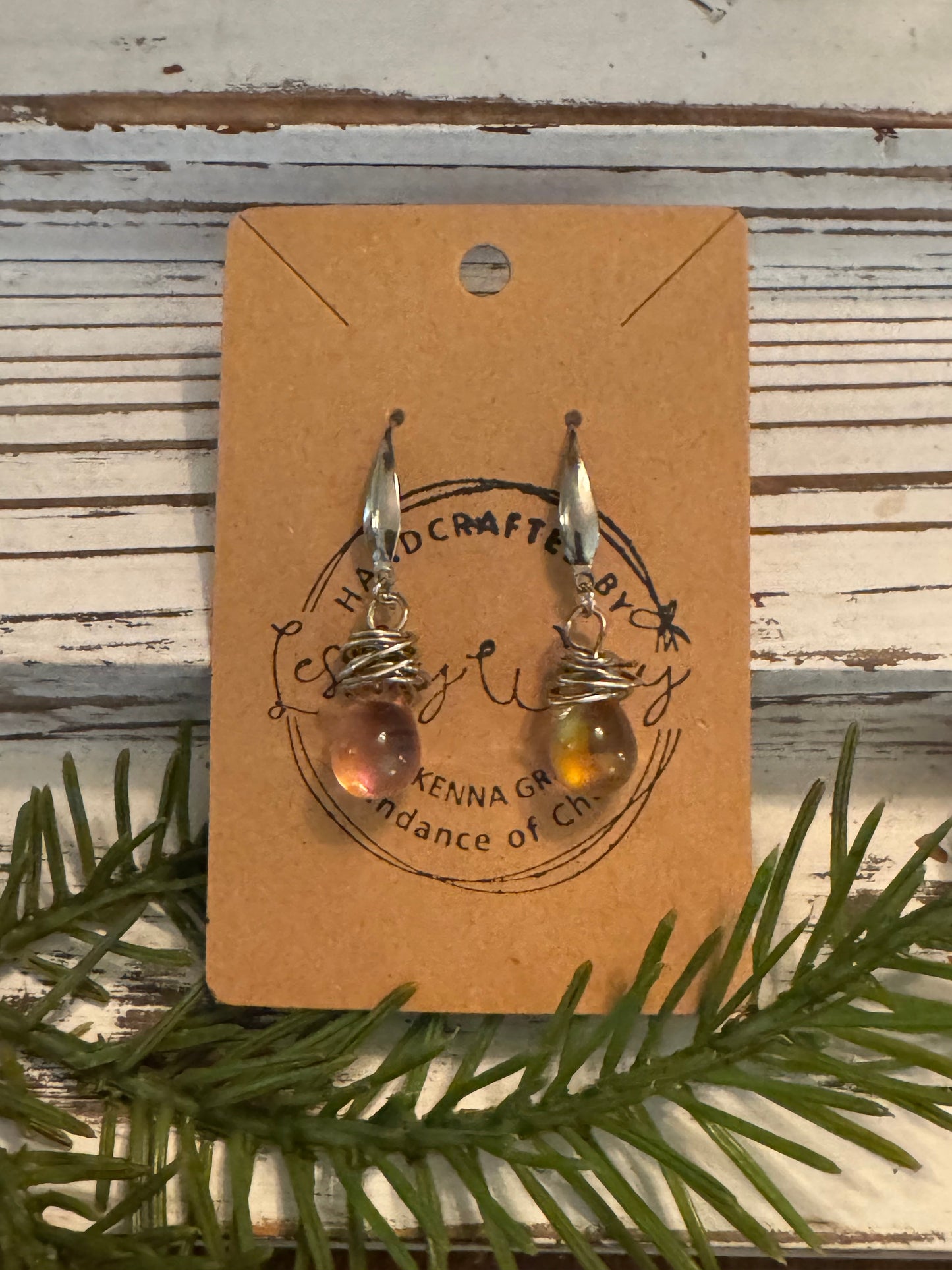 Petite Czech Dangle Earrings