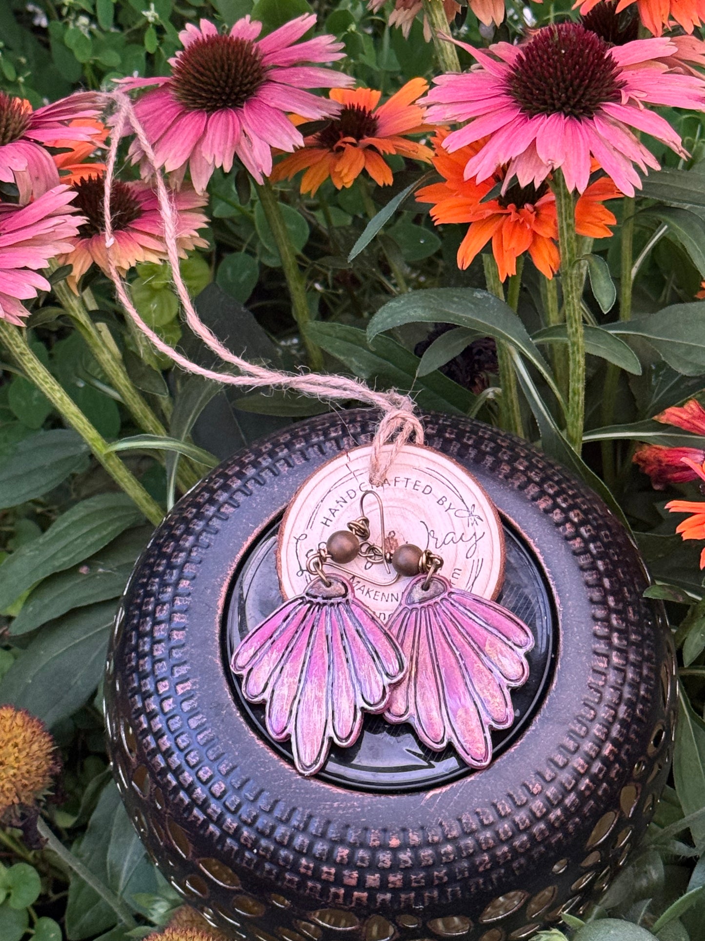 Hand Painted Clay Earrings